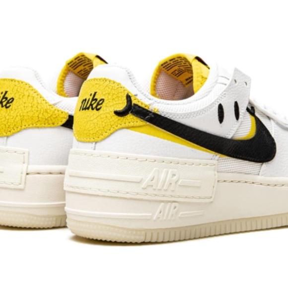 nike air force 1 vandalized sail chrome yellow